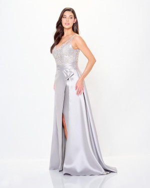 Cameron Blake CB3244 Beautiful Lace Mikado Gown