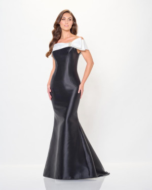 Cameron Blake CB3247 Stunning Mikado Trumpet Gown