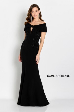 Cameron Blake CB758 Off Shoulder Keyhole Mothers Gown