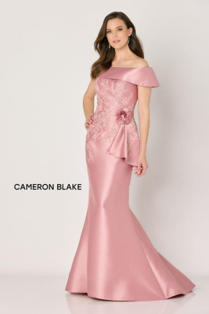 Cameron Blake CB797 Off Shoulder Mikado MOB Gown