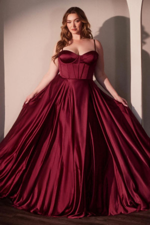Ladivine CD337C Plus Size Prom Dress