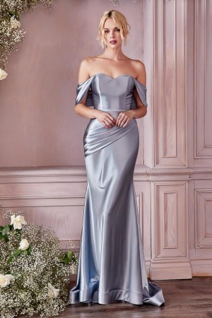 Cinderella Divine CH163 Off Shoulder Gown