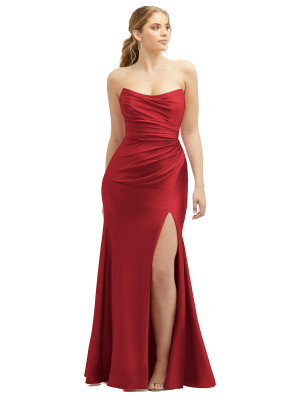 Cynthia and Sahar CS120 Cat Eye Neck Bridesmaid Dress