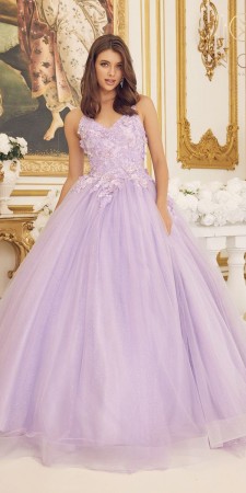 Nox Anabel CU1115 Floral 3D Ball Gown