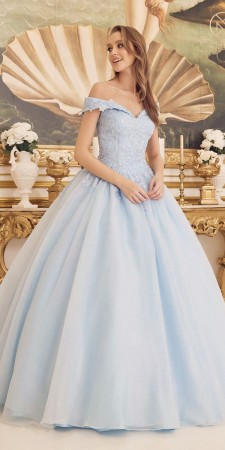Nox Anabel CU1193 Off Shoulder Ball Gown
