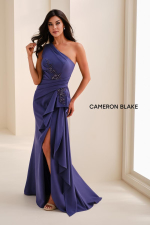 Cameron Blake CB822 Long Mother Of The Bride Dress Crepe Fit-And-Flare