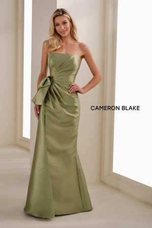 Cameron Blake CB909 Long Formal Party Gown Featuring A Mikado Mermaid Silhouette