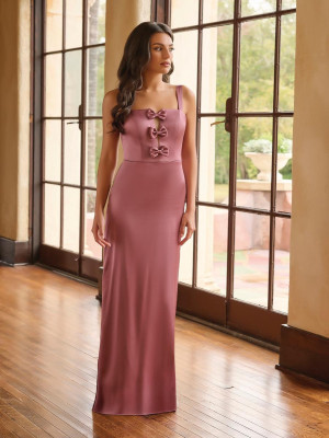 Christina Wu Celebration 22266 Long Wedding Party Gown Featuring Bows