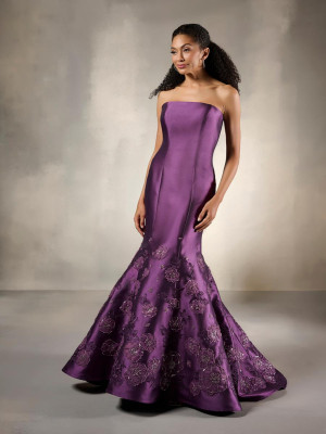 Christina Wu Elegance 17224 Long Mother Of The Bride Gown With Strapless Mermaid