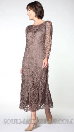 Soulmates D1423 Tea Length Mothers Dress