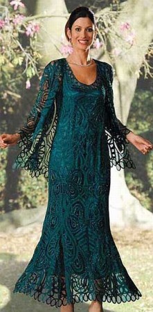Soulmates Crochet Jacket Evening Dress D7052