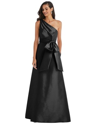 Alfred Sung D804 One Shoulder Bridesmaid Dress
