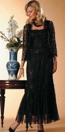 Soulmates Silk Evening Dress D8066