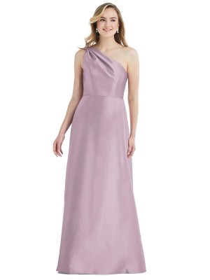 Alfred Sung D821 Pleated One Shoulder Bridesmaid Dress