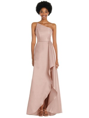 Alfred Sung D831 Draped One Shoulder Bridesmaid Dress