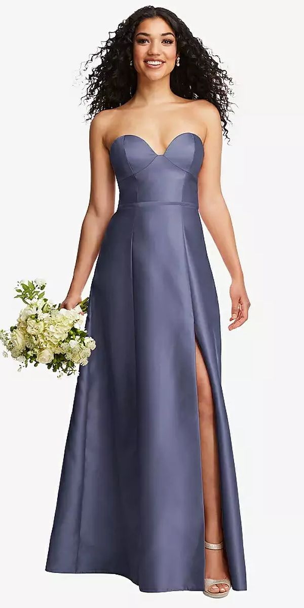 Alfred sung sales strapless dress