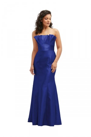 Alfred Sung D853 Strapless Crumb Catcher Bridesmaid Dress