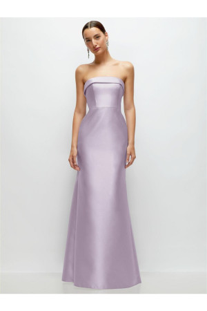 Alfred Sung D870 Chic Strapless Cuffed Bridesmaid Dress