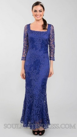 Soulmates D9121 Mothers Flattering Wedding Dress