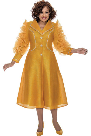 Dorinda Clark Cole DCC309041 Ruffle Sleeve Church Dress