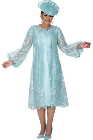 Dorinda Clark Cole DCC309482 Lace Duster Church Dress