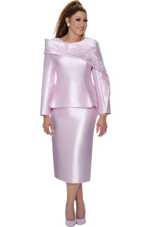 Dorinda Clark Cole DCC309692 Drape Collar Church Dress