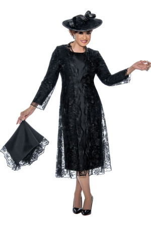 Dorinda Clark Cole DCC5312 Lace Jacket Dress