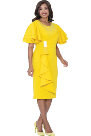 Nubiano DN100391 Ruffle Special Occasion Dress