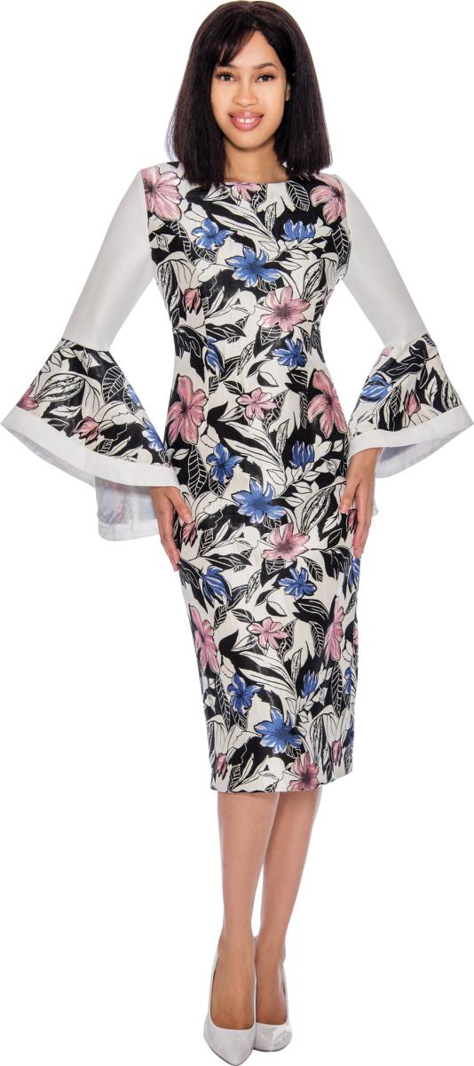 floral church dress