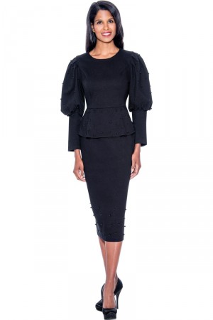 Devine Sport DS63682 Elegant Pearl Denim Dress