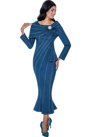 Devine Sport DS800101 Flattering Denim Dress