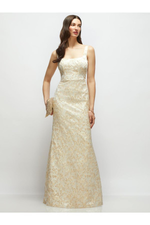 Dessy Collection 3174CFI Betinna Bridal Party Gown Filigree Brocade