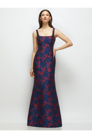 Dessy Collection 3174HFJ Betinna Floral Jacquard Bridesmaid Gown