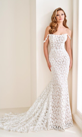 Enchanting by Mon Cheri E1008 Romantic Lace Bridal Gown