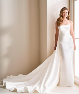 Enchanting by Mon Cheri E1011 Gown with Removable Train