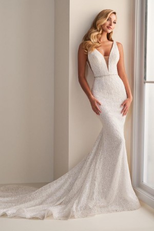 Enchanting by Mon Cheri E2504 Dazzling Wedding Gown