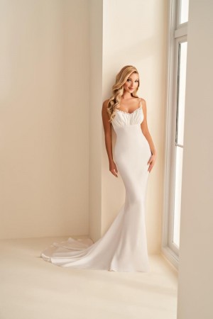 Enchanting by Mon Cheri E2523 Stylish Wedding Gown