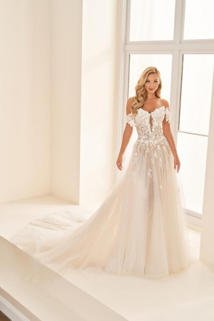 Enchanting by Mon Cheri E2528 Feminine Wedding Gown
