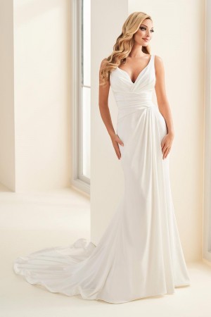 Enchanting by Mon Cheri E502 Draped Informal Wedding Gown