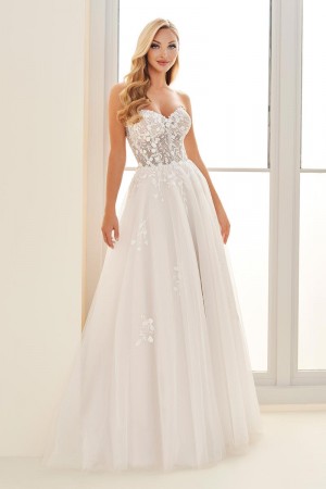 Enchanting by Mon Cheri E508 Sparkling Lace Wedding Gown