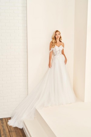 Enchanting by Mon Cheri E522 Serene 3D Lace Wedding Gown
