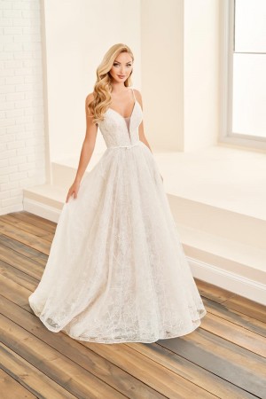 Enchanting by Mon Cheri E530 Embroidered Lace Bridal Gown