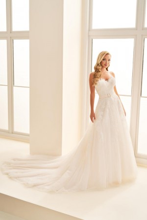 Enchanting by Mon Cheri E535 Captivating Lace Wedding Gown