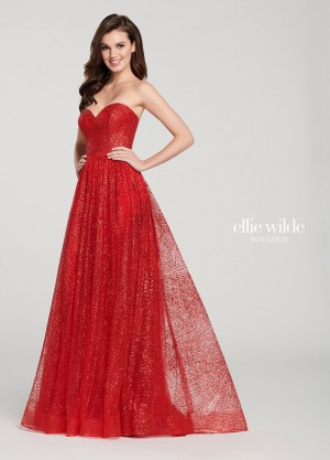 Ellie Wilde by Mon Cheri EW119002 Sparkling Prom Dress