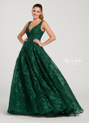 Ellie Wilde EW119021 Stunning Lace Prom Dress