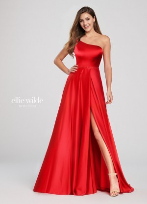 Ellie Wilde EW119049A One Shoulder Prom Dress