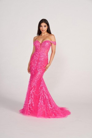 Ellie Wilde by Mon Cheri EW34007 Off Shoulder Prom Dress