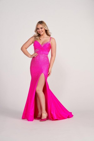 Ellie Wilde EW34039 Modern Stretch Prom Dress