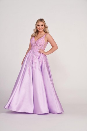Ellie Wilde by Mon Cheri EW34050 Pretty Satin Ball Gown