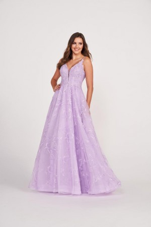 Ellie Wilde EW34051 Sparkling A-Line Prom Dress